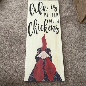 Chicken wall decor